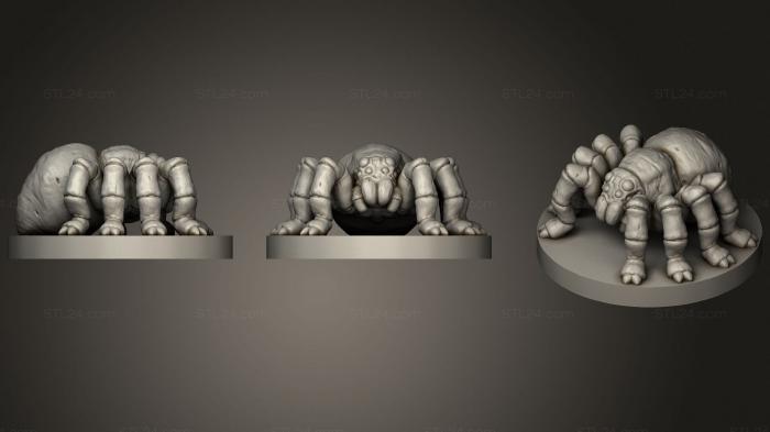 Figurines heroes, monsters and demons (Spider, STKM_3527) 3D models for cnc